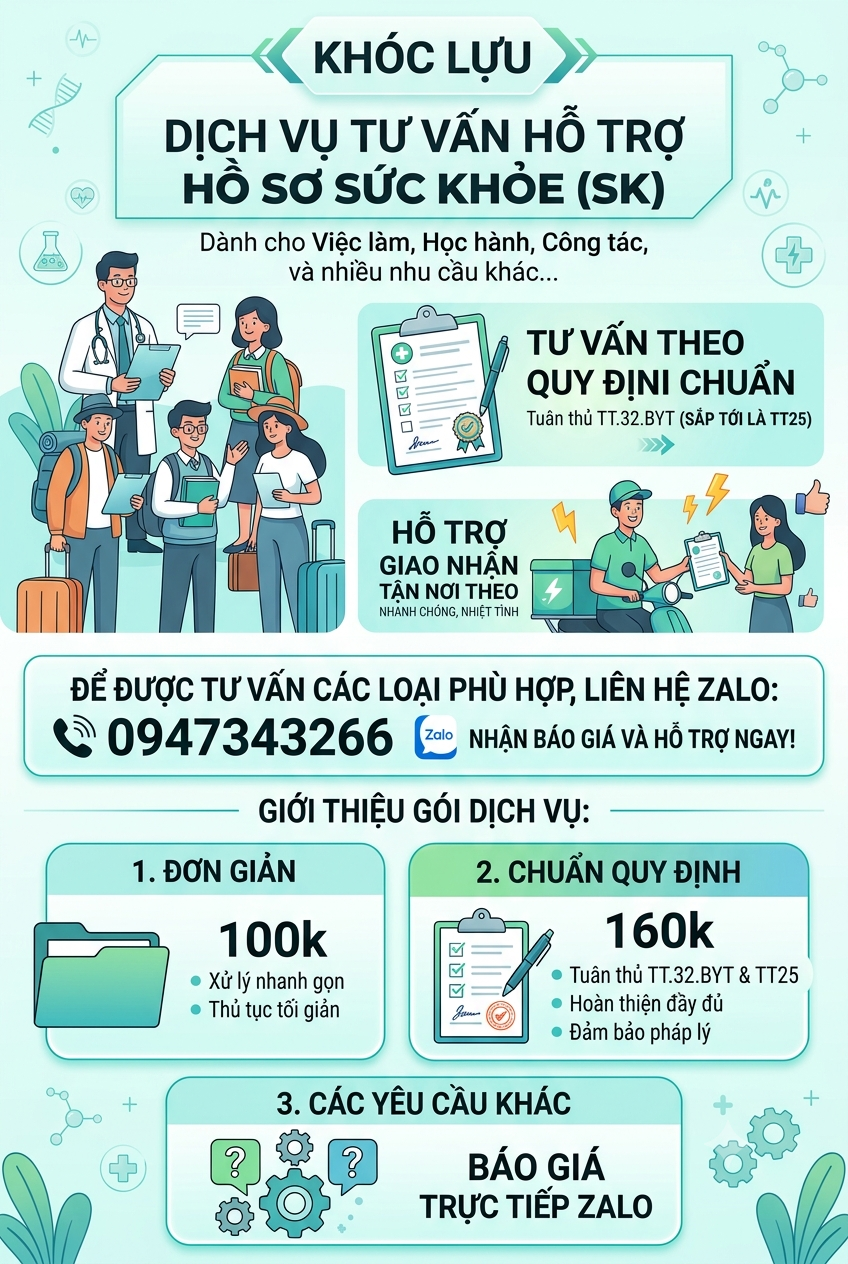 Dịch vụ tư vấn hỗ trợ hồ sơ SK - Quang Khai